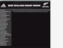 Tablet Screenshot of draws.nzrugby.co.nz